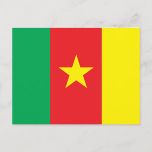Carte Postale Drapeau du Cameroun