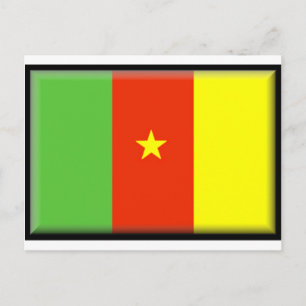 Carte Postale Drapeau du Cameroun