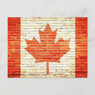 Carte Postale Drapeau du Canada