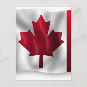 Carte Postale Drapeau du Canada