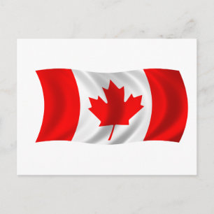 Carte Postale Drapeau du Canada