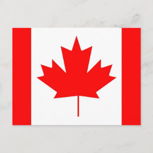 Carte Postale Drapeau du Canada, Joyeuse fête du Canada