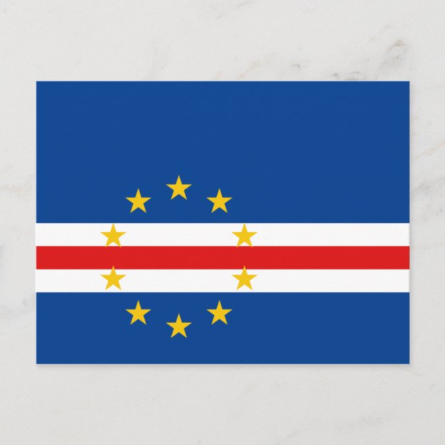 Carte postale drapeau du Cap-Vert (Devant)