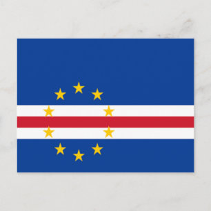 Carte Postale Drapeau du Cap Vert