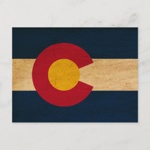Carte Postale Drapeau du Colorado