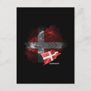 Carte Postale Drapeau du Danemark