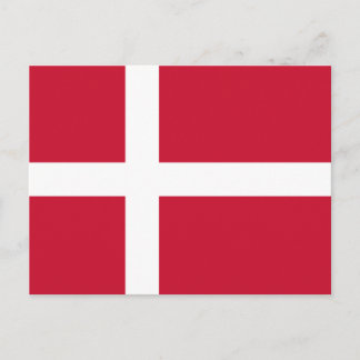 Carte Postale Drapeau du Danemark