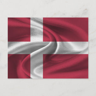 Carte Postale Drapeau du Danemark