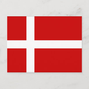 Carte Postale Drapeau du Danemark