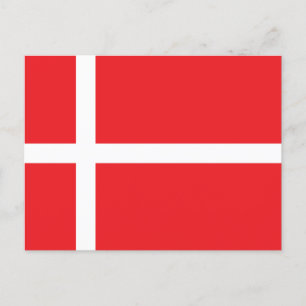 Carte Postale Drapeau du Danemark