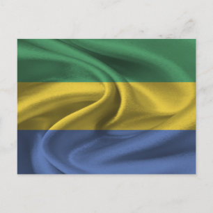 Carte Postale Drapeau du Gabon