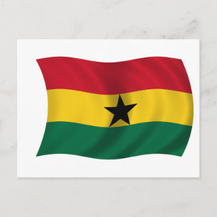 Carte Postale Drapeau du Ghana