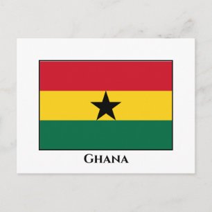 Carte Postale Drapeau du Ghana