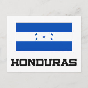 Carte Postale Drapeau du Honduras