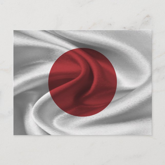 Carte Postale Drapeau du Japon (Devant)