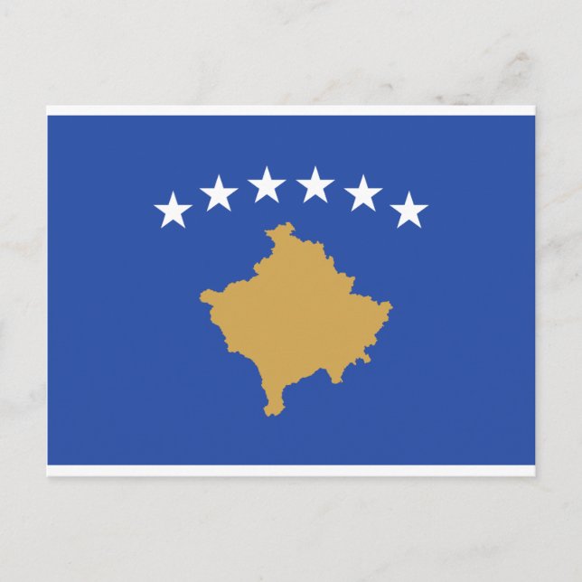 Carte Postale Drapeau_du_Kosovo (Devant)