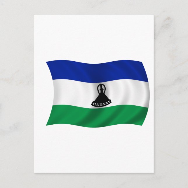 Carte Postale Drapeau du Lesotho (Devant)