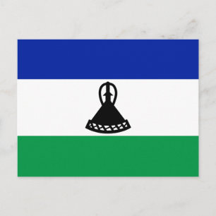 Carte Postale Drapeau du Lesotho
