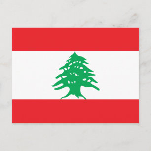 Carte Postale Drapeau du Liban