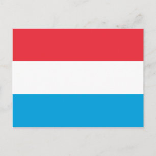 Carte Postale Drapeau du Luxembourg