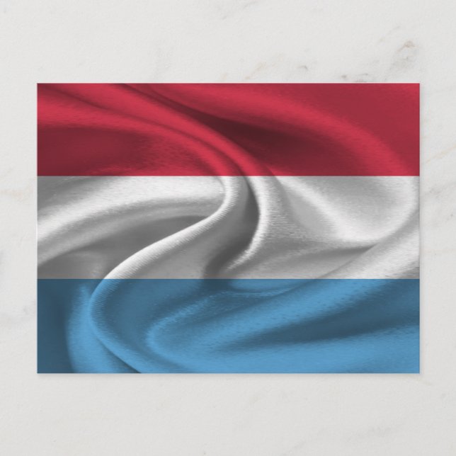 Carte Postale Drapeau du Luxembourg (Devant)