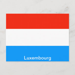 Carte Postale Drapeau du Luxembourg