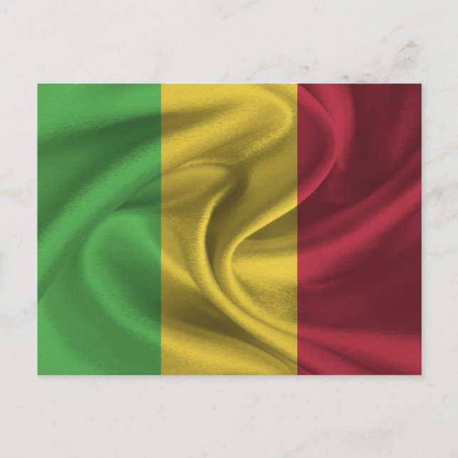 Carte Postale Drapeau du Mali (Devant)
