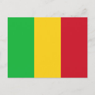 Carte Postale Drapeau du Mali