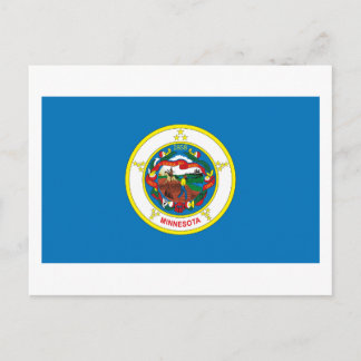 Carte postale Drapeau du Minnesota