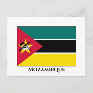 Carte Postale Drapeau du Mozambique