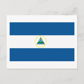 Carte postale drapeau du Nicaragua