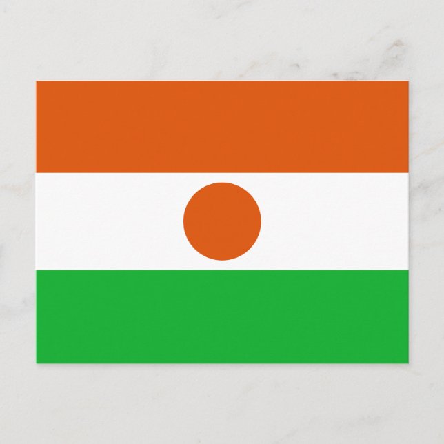 Carte Postale Drapeau du Niger (Devant)