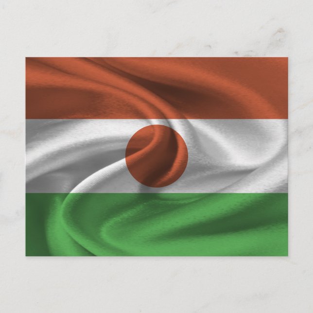 Carte Postale Drapeau du Niger (Devant)