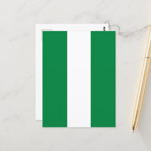 Carte Postale Drapeau du Nigeria