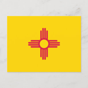 Carte Postale Drapeau du Nouveau-Mexique