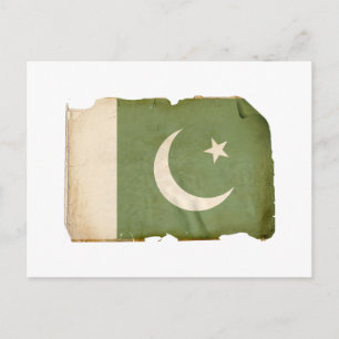 Carte Postale Drapeau du Pakistan