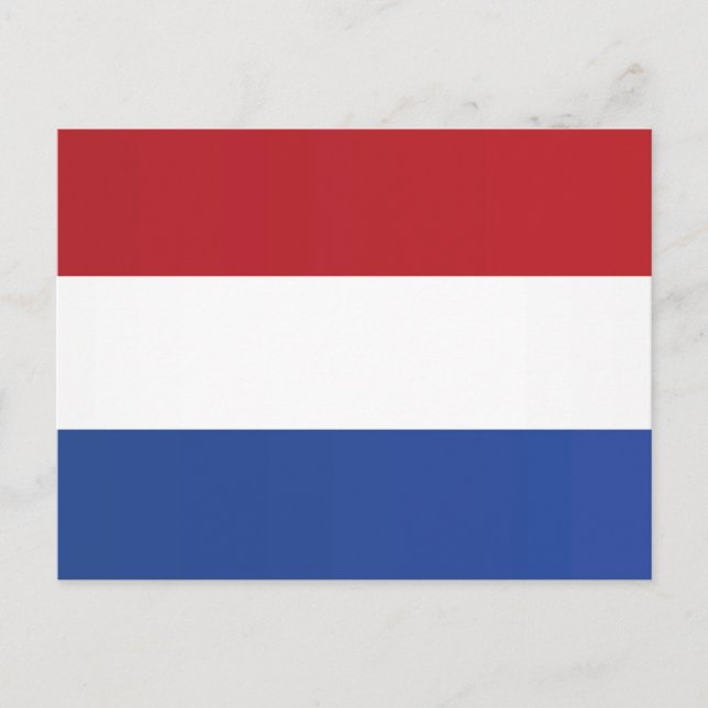 Carte Postale Drapeau du Pays-Bas (Devant)