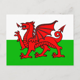 Carte Postale Drapeau du Pays de Galles