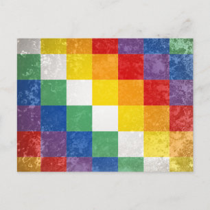 Carte Postale drapeau du peuple Aymara