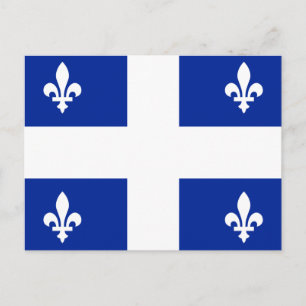 Carte Postale Drapeau du Québec
