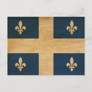 Carte Postale Drapeau du Québec