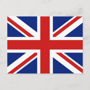 Carte postale drapeau du Royaume-Uni