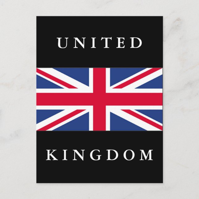 Carte Postale Drapeau du Royaume-Uni (Devant)