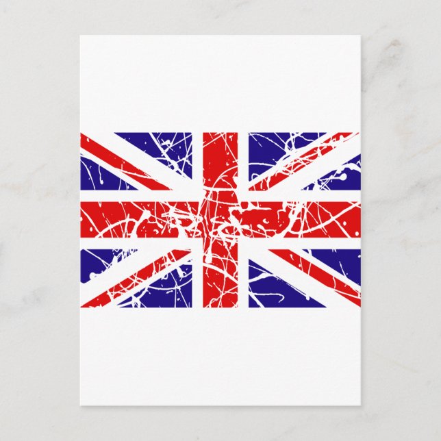 Carte Postale Drapeau du Royaume-Uni (Devant)