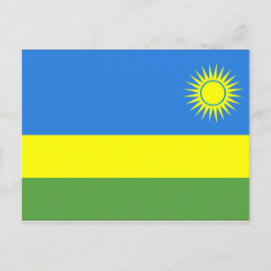 Carte Postale Drapeau du Rwanda