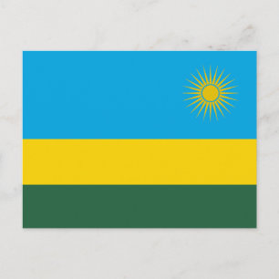 Carte Postale Drapeau du Rwanda