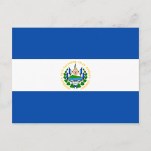 Carte Postale Drapeau du Salvador