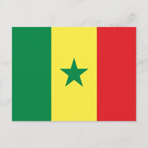 Carte Postale Drapeau du Sénégal