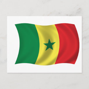 Carte Postale Drapeau du Sénégal