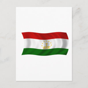Carte Postale Drapeau du Tadjikistan